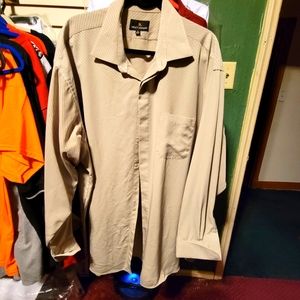 MENS BUTTON DOWN FRENCH CUFF SHIRT